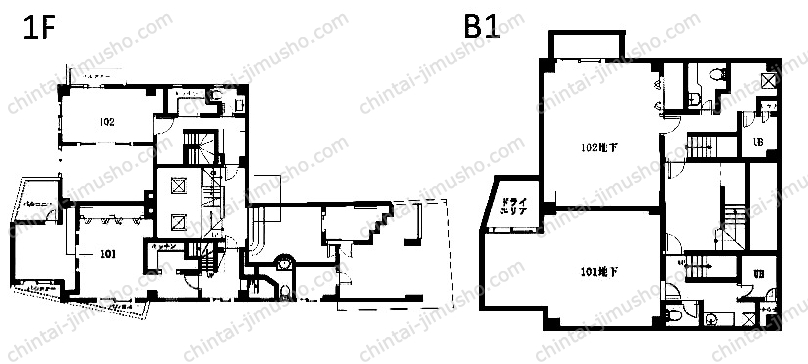 坂町ビル／ル・グラシエル　レゼール四谷の間取図