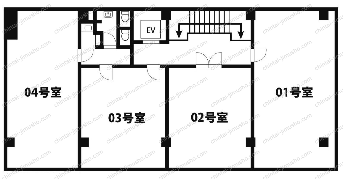 第一文成ビルの間取図