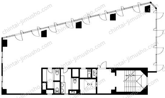OSHIMA BLDG.の間取図