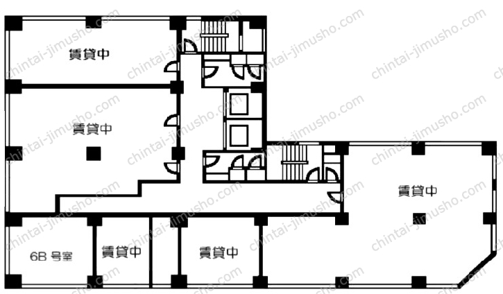 ニューギンザビル1号館の間取図