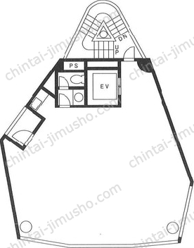 ランドコム麻布台5階の間取図