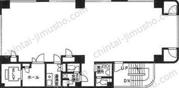 Uビルの間取図