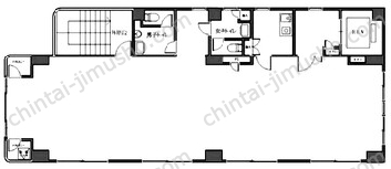 Uビル8Fの間取図