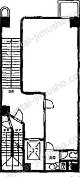 クレセントビル2階の間取図