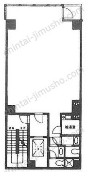 クレセントビル5階の間取図