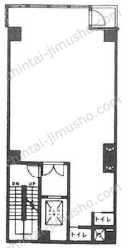 クレセントビル7階の間取図