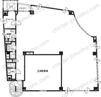 IS弓町ビルの間取図
