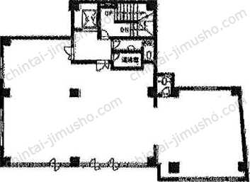 第2山崎ビル2階の間取図