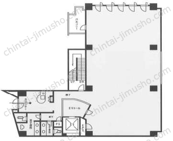 西新橋JKビルの間取図