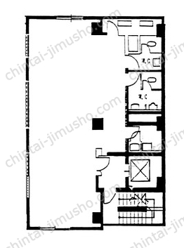 第2AKビル7階の間取図
