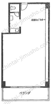 新宿セブンビルの間取図
