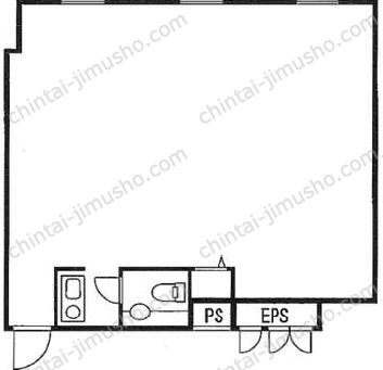 シティスクエア築地6階の間取図