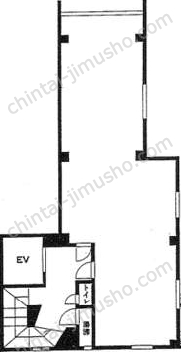 レインボービル8階の間取図