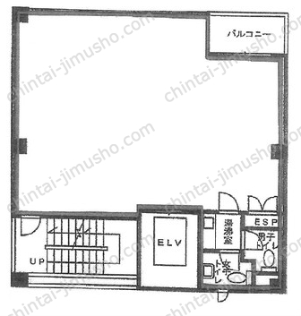 昭美京橋第一ビル4階の間取図