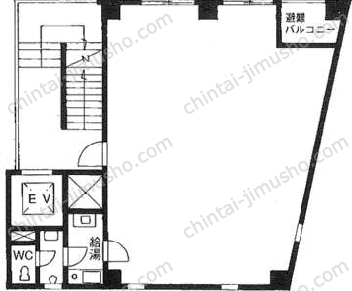 新橋ヤマトヨビル5階の間取図