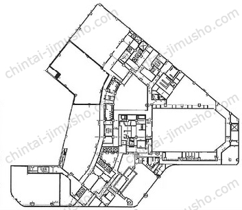 新宿国際ビルディング1階の間取図