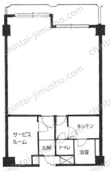 ストーク新宿／ハローオフィス西新宿の間取図