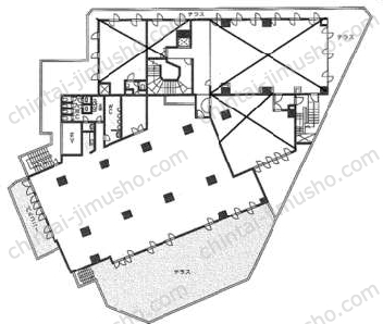 ストーク新宿／ハローオフィス西新宿の間取図