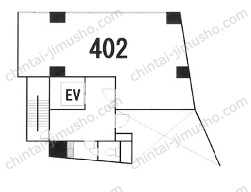 OKビル4階の間取図