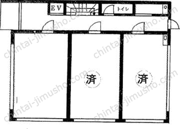 第三和幸ビル1階の間取図