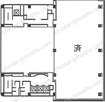 SOUTH PORT品川／サウスポート品川7階の間取図