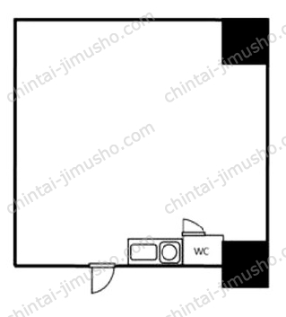 築地スクエアビルの間取図