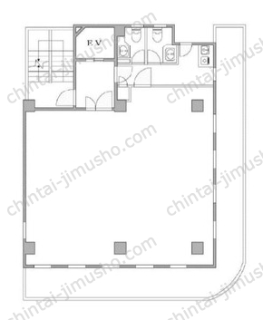登栄西新橋ビル5階の間取図