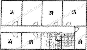 コハラビル本館3階の間取図