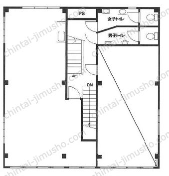 野村ビル3階の間取図