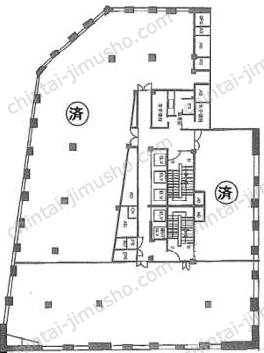 スルガビルの間取図