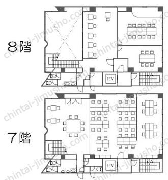 （仮称）リードシー西五反田ビル一括の間取図