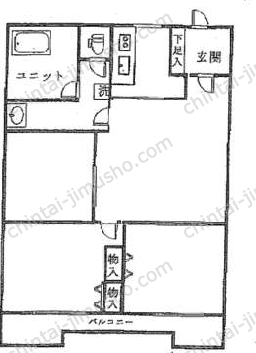 ローヤル若葉の間取図