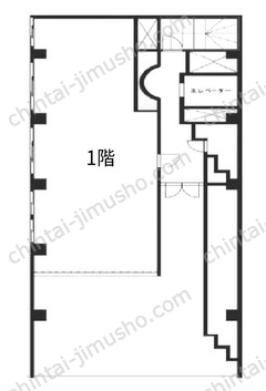 タクト4ビル1階の間取図