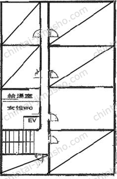 コハラビル本館2階の間取図