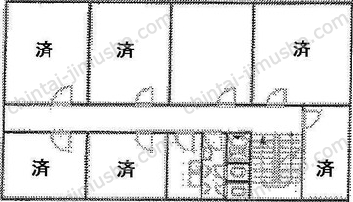 コハラビル本館3階の間取図
