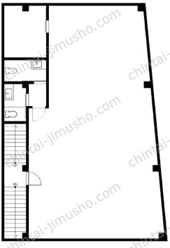 HILLTOP青山2階の間取図