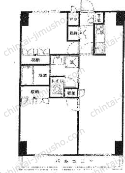 高田馬場ダイカンプラザの間取図