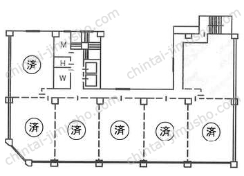 AIC共同ビル人形町の間取図
