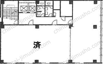 白王ビルの間取図