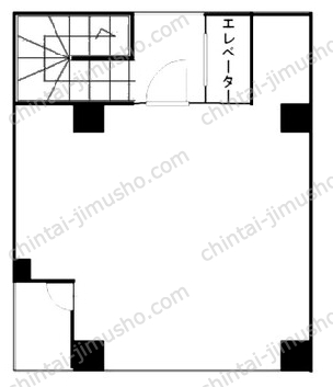 西新宿ビル5階の間取図