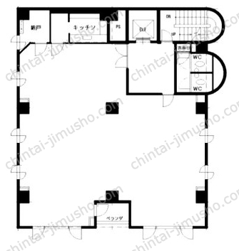 ビルボビルの間取図