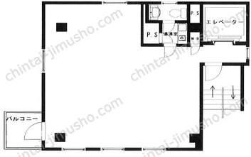 三田東門ビル4Fの間取図
