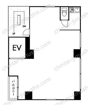 TYDビル5階の間取図