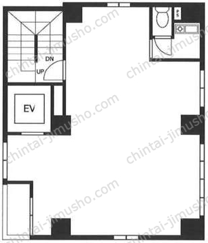TYDビル6階の間取図