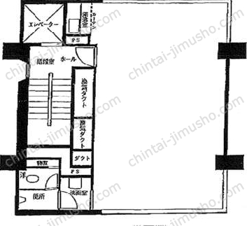 越智産業第二ビルの間取図
