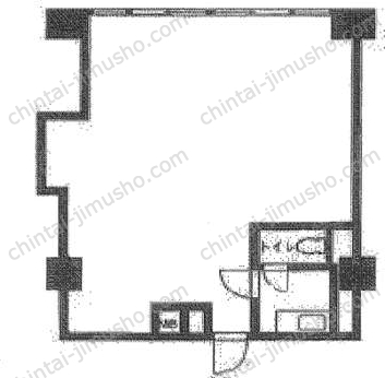 日東ビル10階の間取図