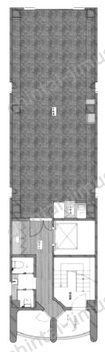 KANDA CROSSビル2階の間取図