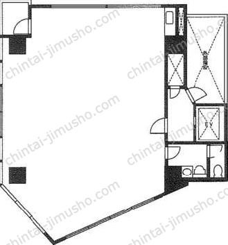 麻布台第一ビル5階の間取図