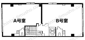 花長ビル3Fの間取図