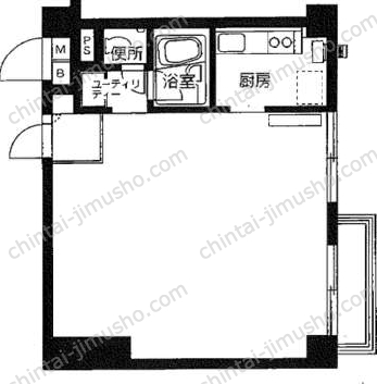 赤坂七番館の間取図